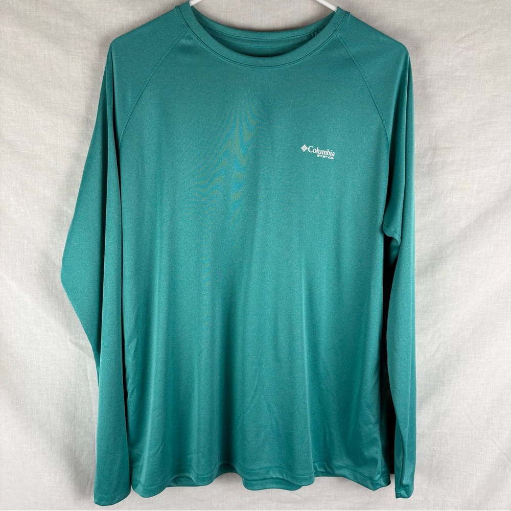 Columbia Women's PFG Teal Lightweight Long Sleeve Size XL